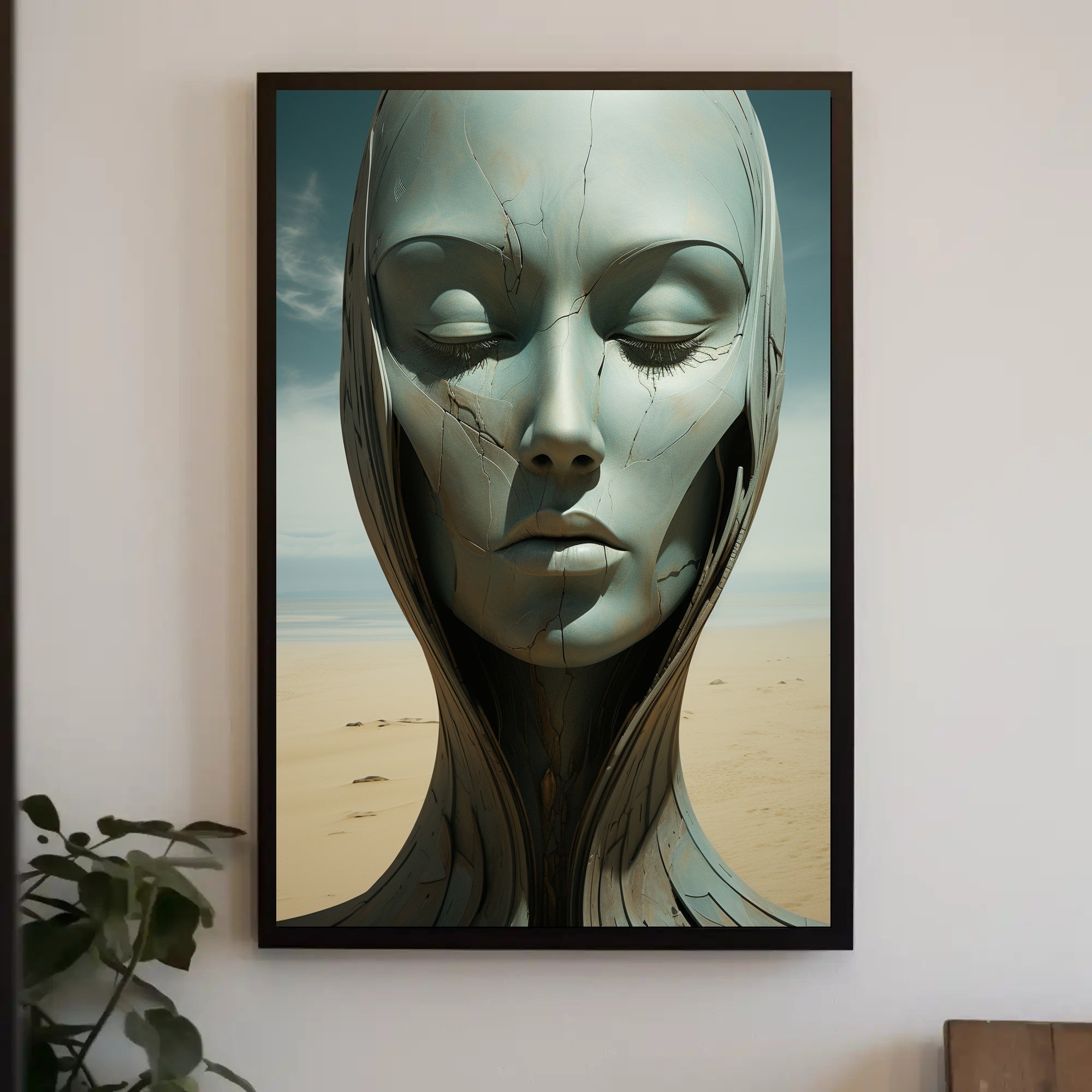 Ethereal Serenity In The Desert Poster