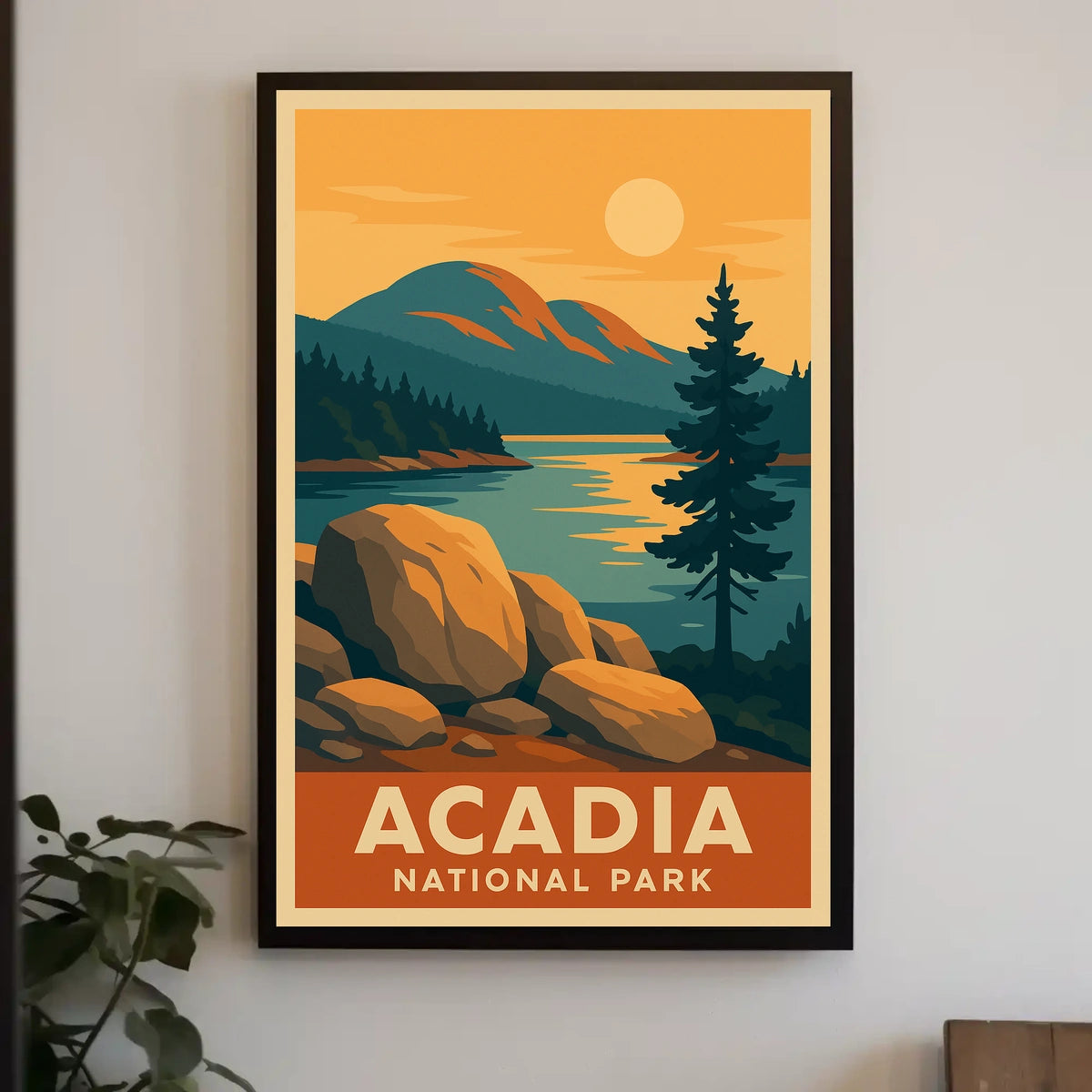 Acadia National Park Scenic Wanderlust Poster