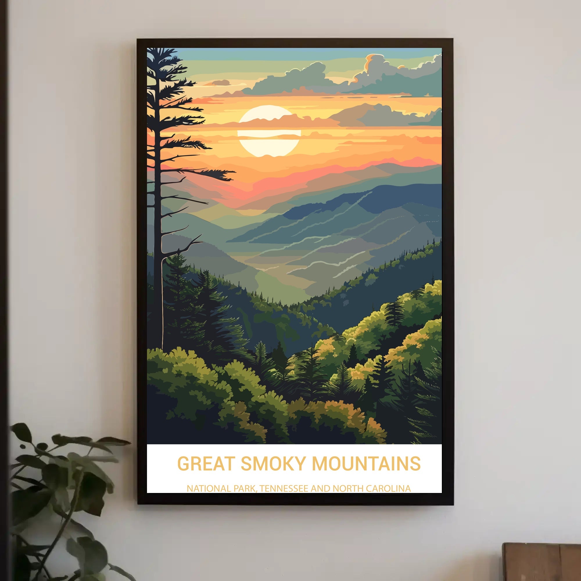 Great Smoky Mountains National Park Sunrise Poster