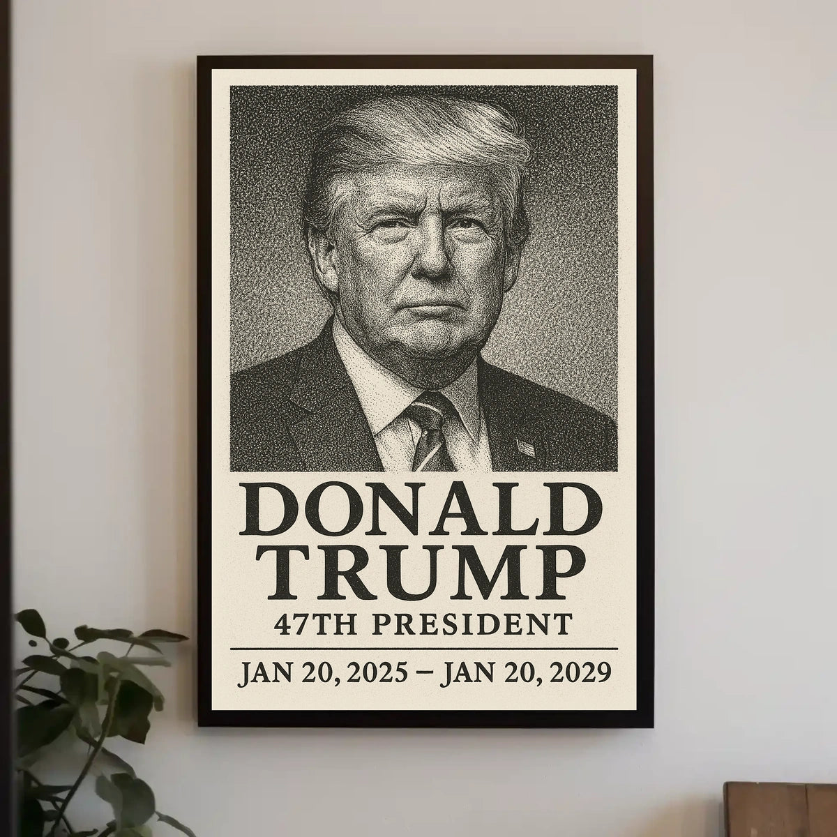 Trump 47th President Scenic Patriotic Decor Poster