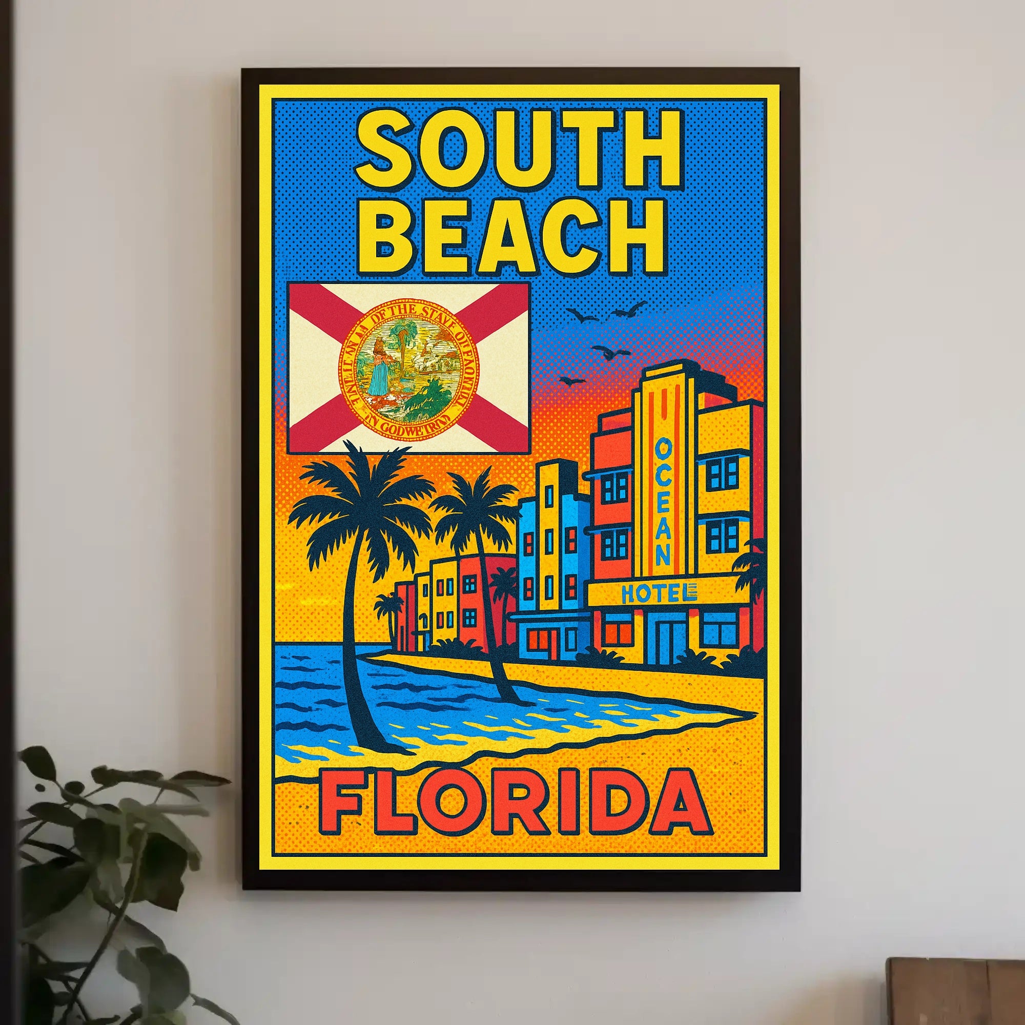 South Beach, Florida Poster PosterGoat