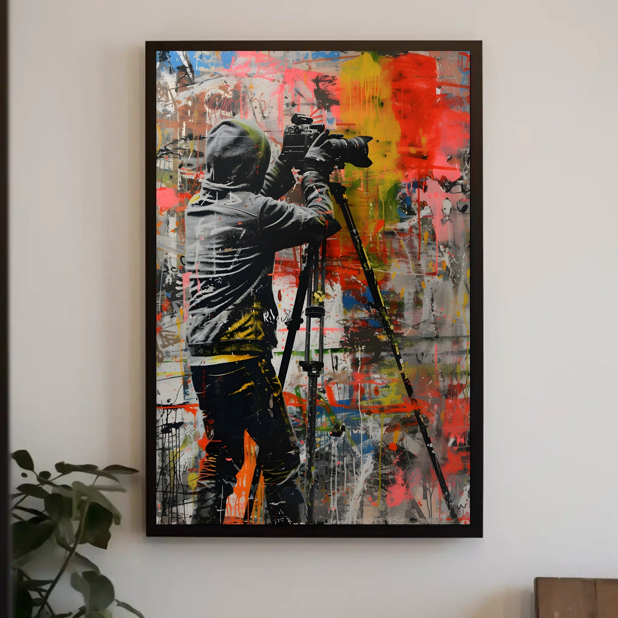 Urban Photography Street Art Poster: A Burst of Creativity