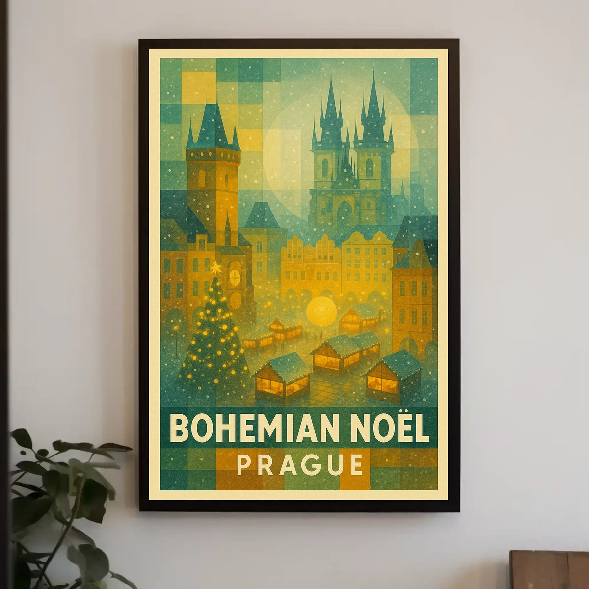 Bohemian Noël in Prague Poster
