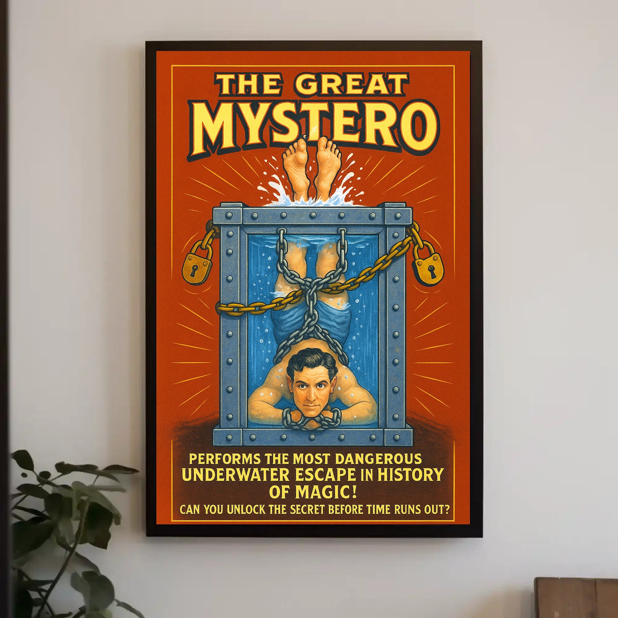 The Great Mystero Underwater Escape Poster PosterGoat