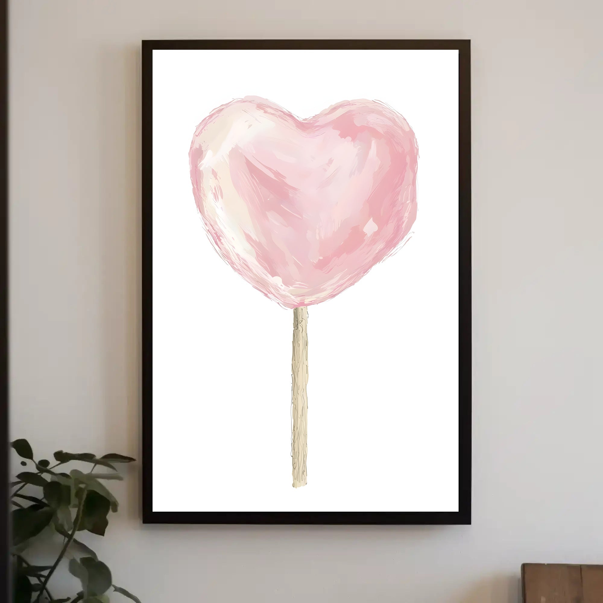 Heart Shaped Delight Poster Romantic Wall Art Print