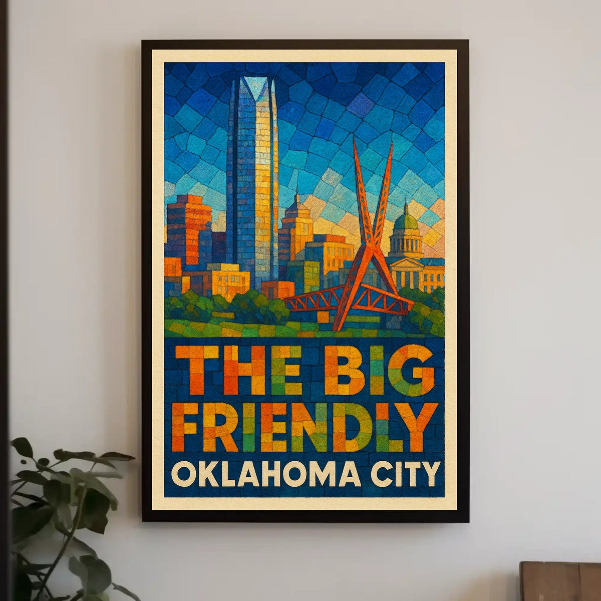 The Big Friendly Oklahoma City Poster