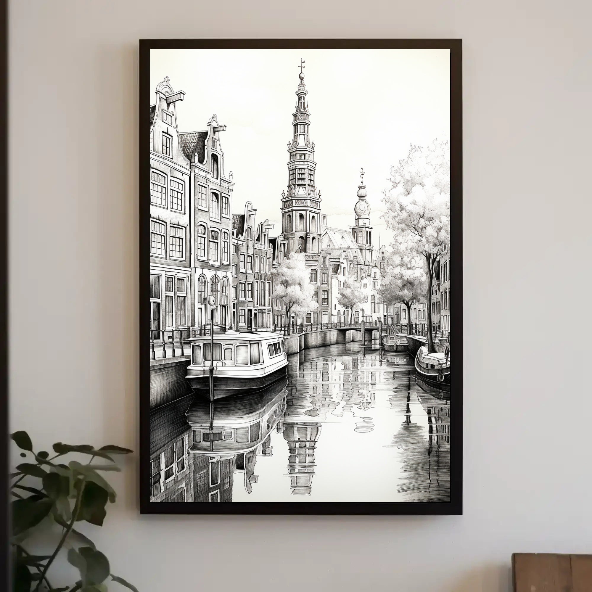 Tranquil Canal Scene Poster