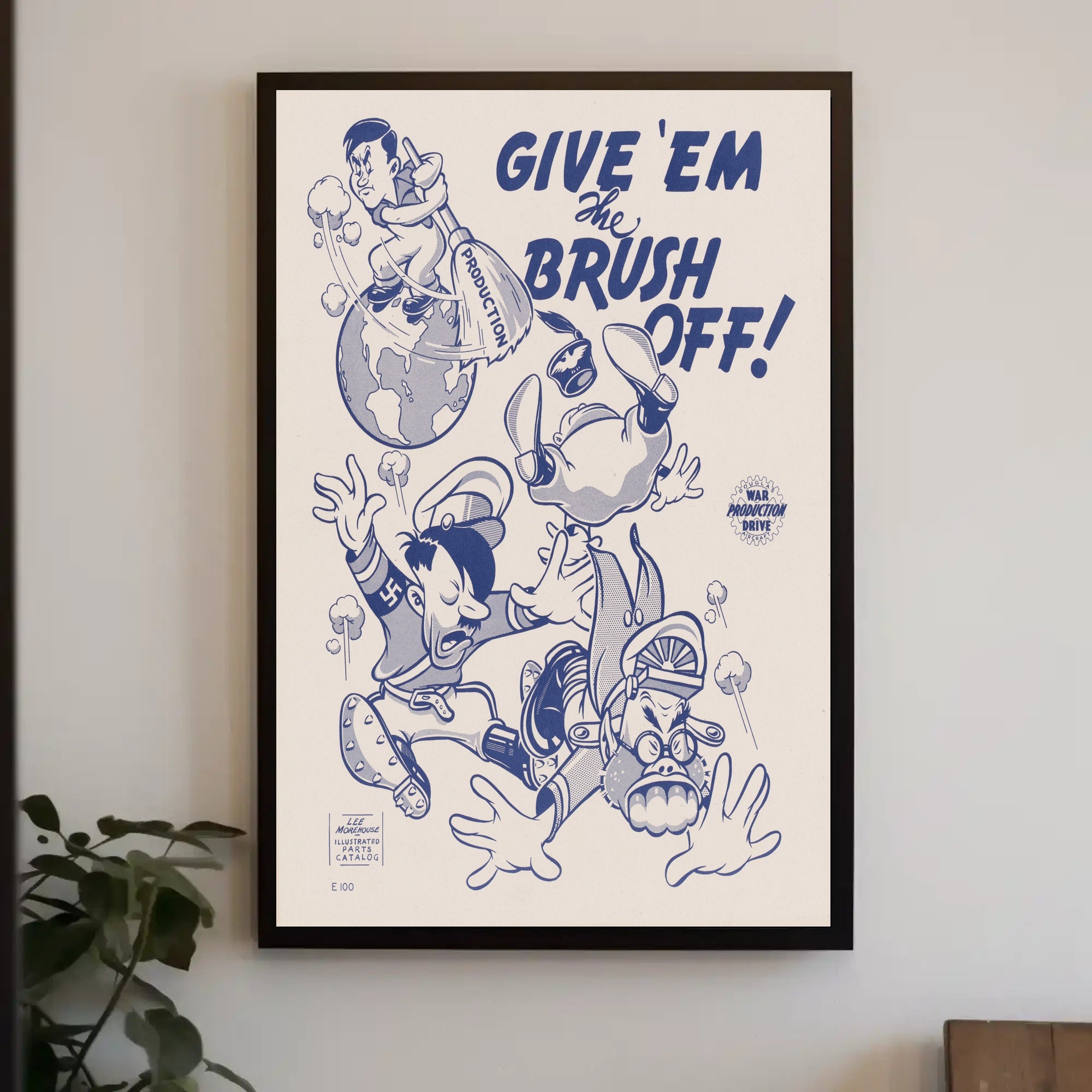 Give 'Em the Brush Off! Poster PosterGoat