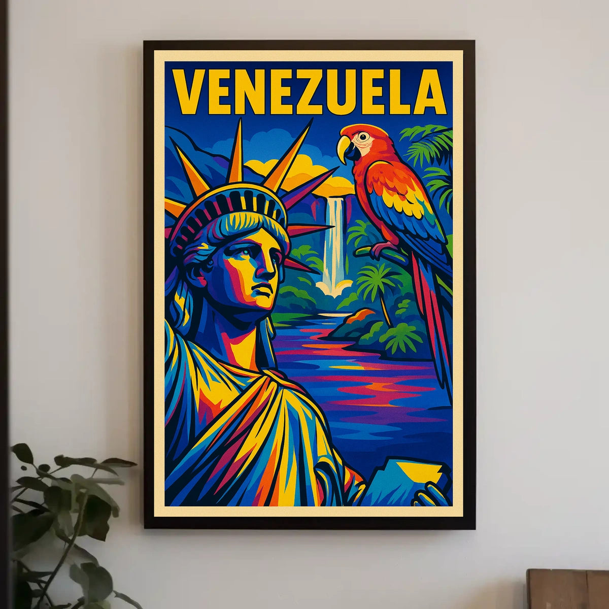 Venezuela A Vibrant Fusion Poster
