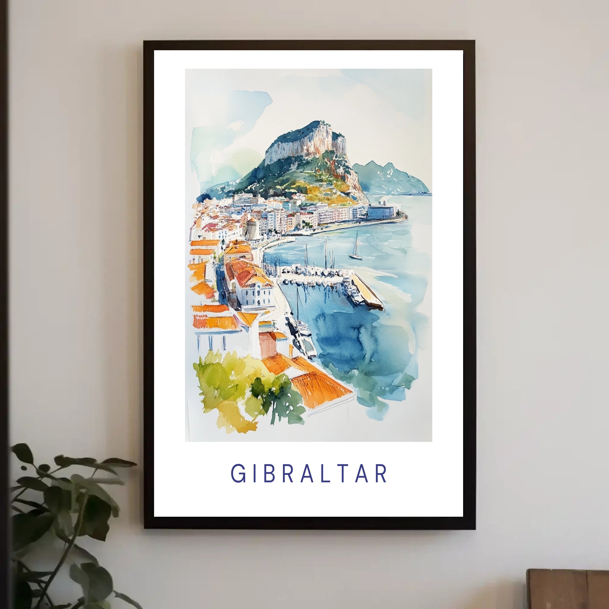 Scenic View of Gibraltar Poster PosterGoat
