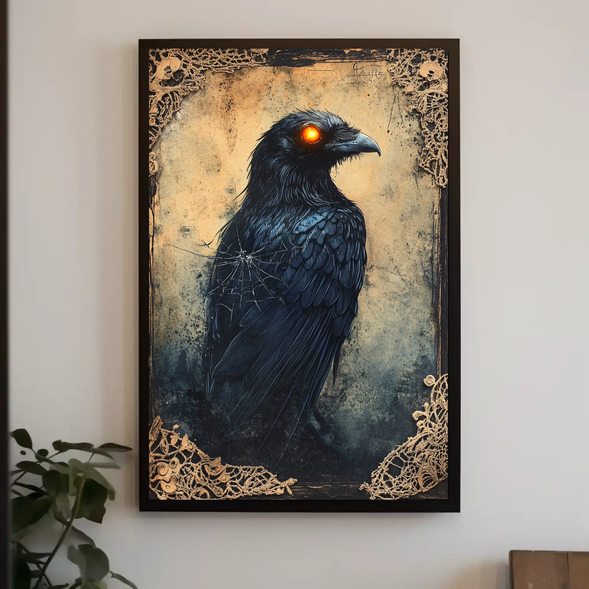 The Enigmatic Raven Poster
