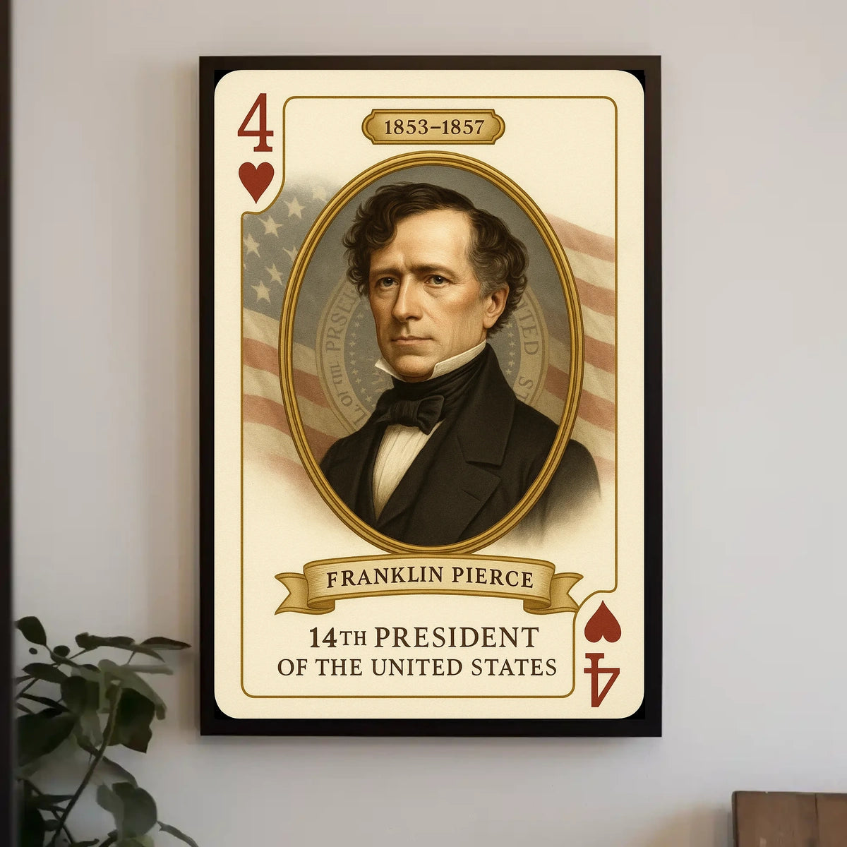 Franklin Pierce 14th President Poster