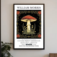 William Morris Cotton Prints Exhibition Poster
