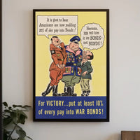 Invest in War Bonds for Victory Poster PosterGoat