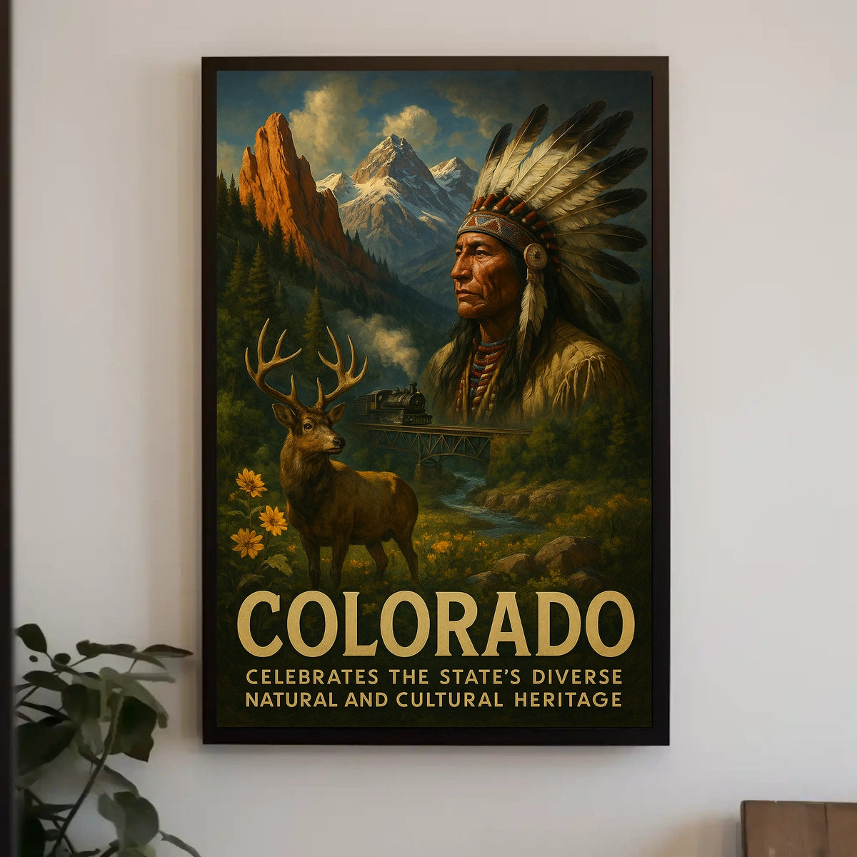 ColoradoS Diverse Heritage Poster