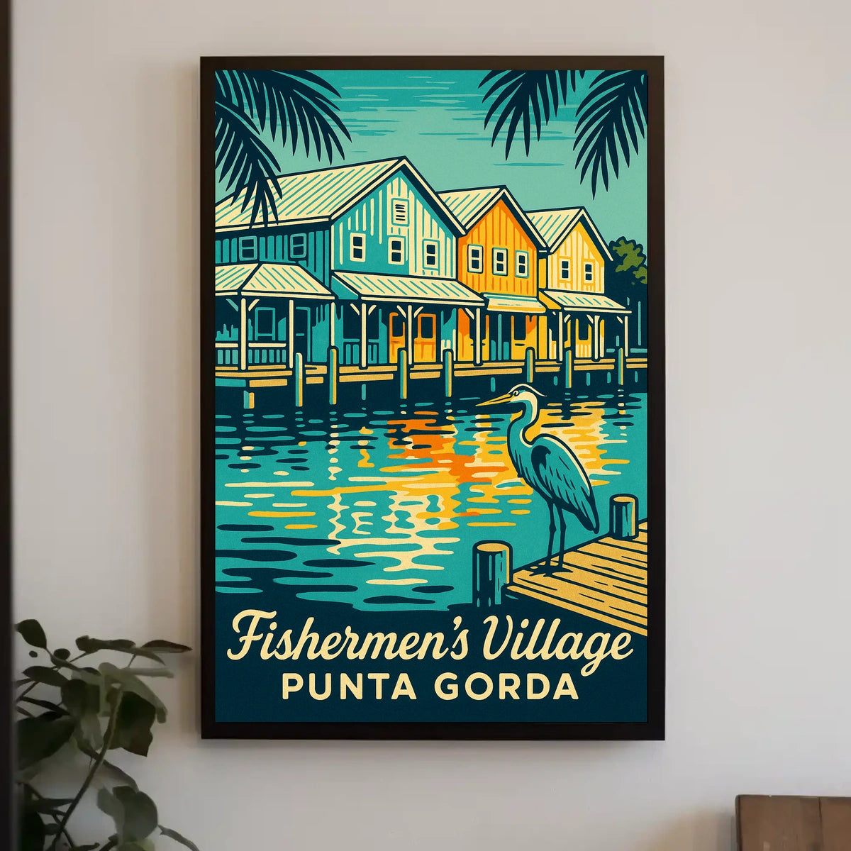 FishermenS Village Punta Gorda Poster