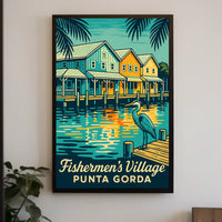 FishermenS Village Punta Gorda Poster
