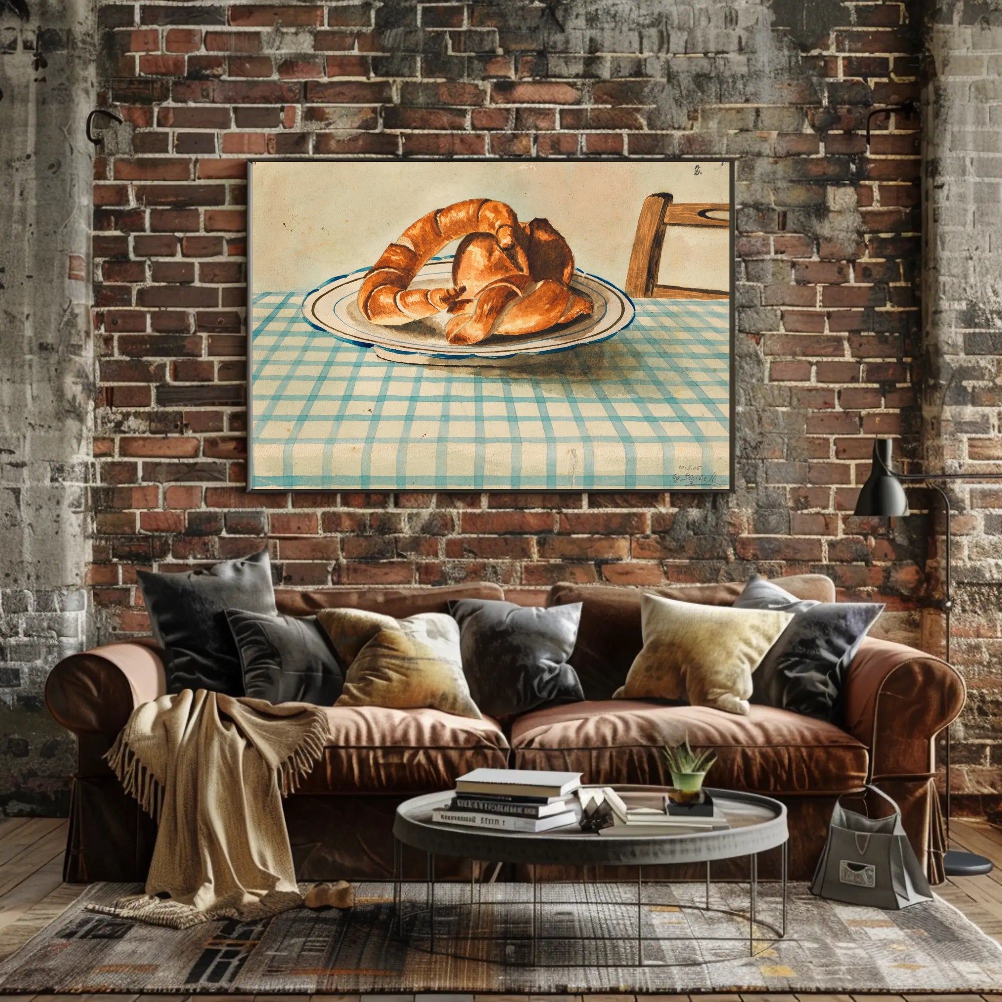 Cozy Breakfast Setting Poster