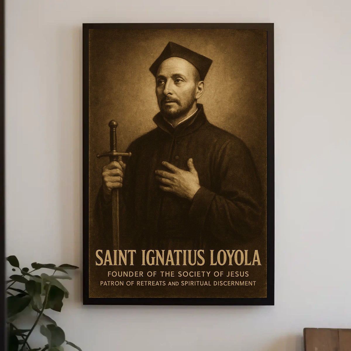 Saint Ignatius Loyola Poster