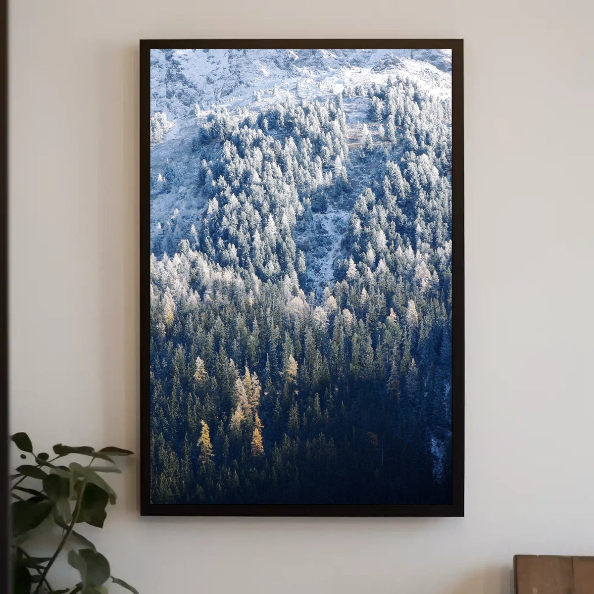 Winter Forest Landscape Poster