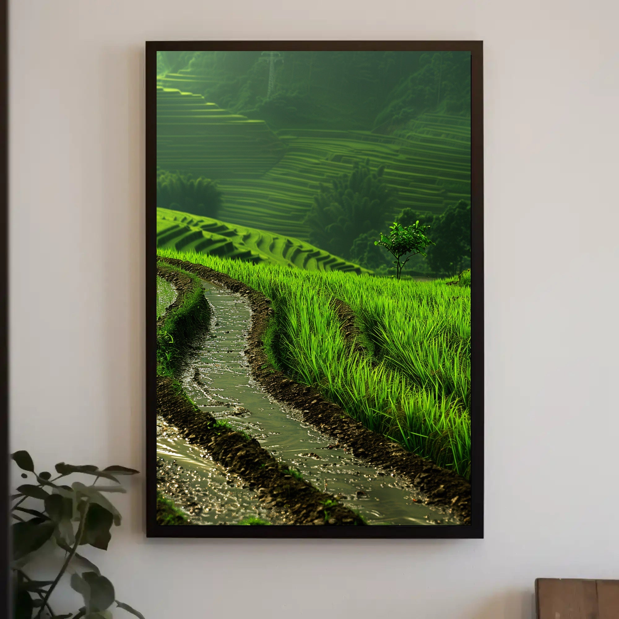Terraced Rice Fields Southeast Asia Cultural or Heritage Poster PosterGoat