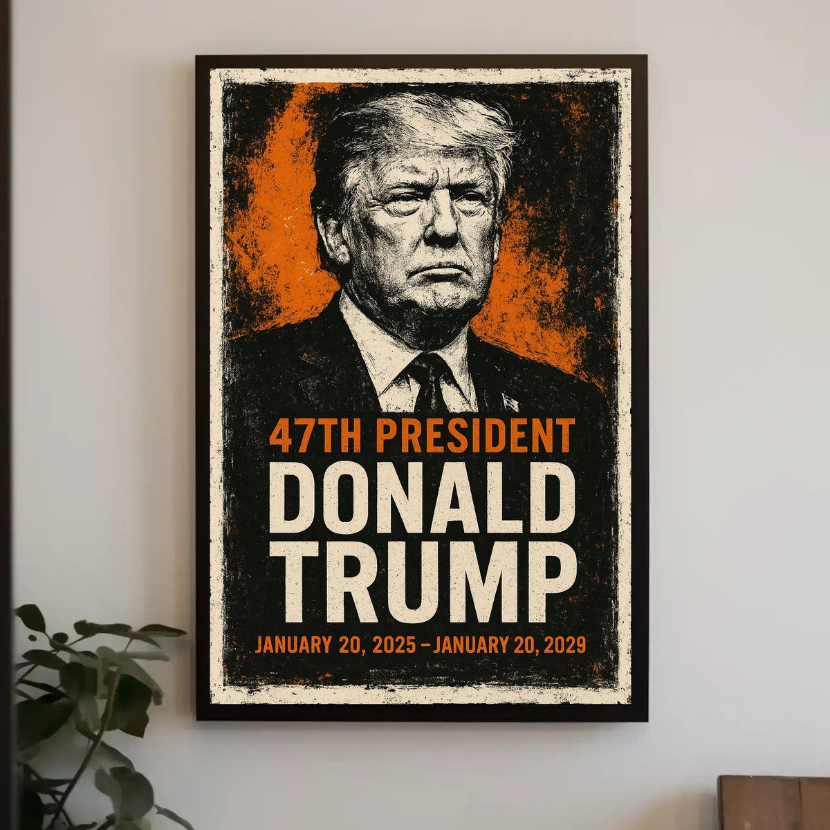 Trump Statesman Legacy Grunge Patriotic Poster
