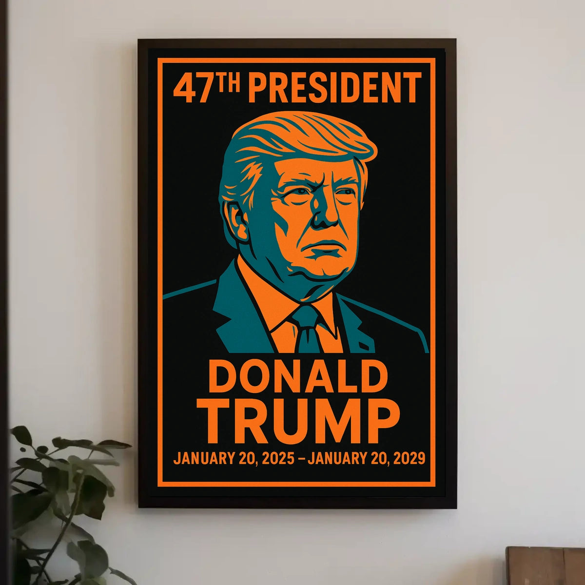 Trump Resolute Statesman Pop Art Patriotic Poster