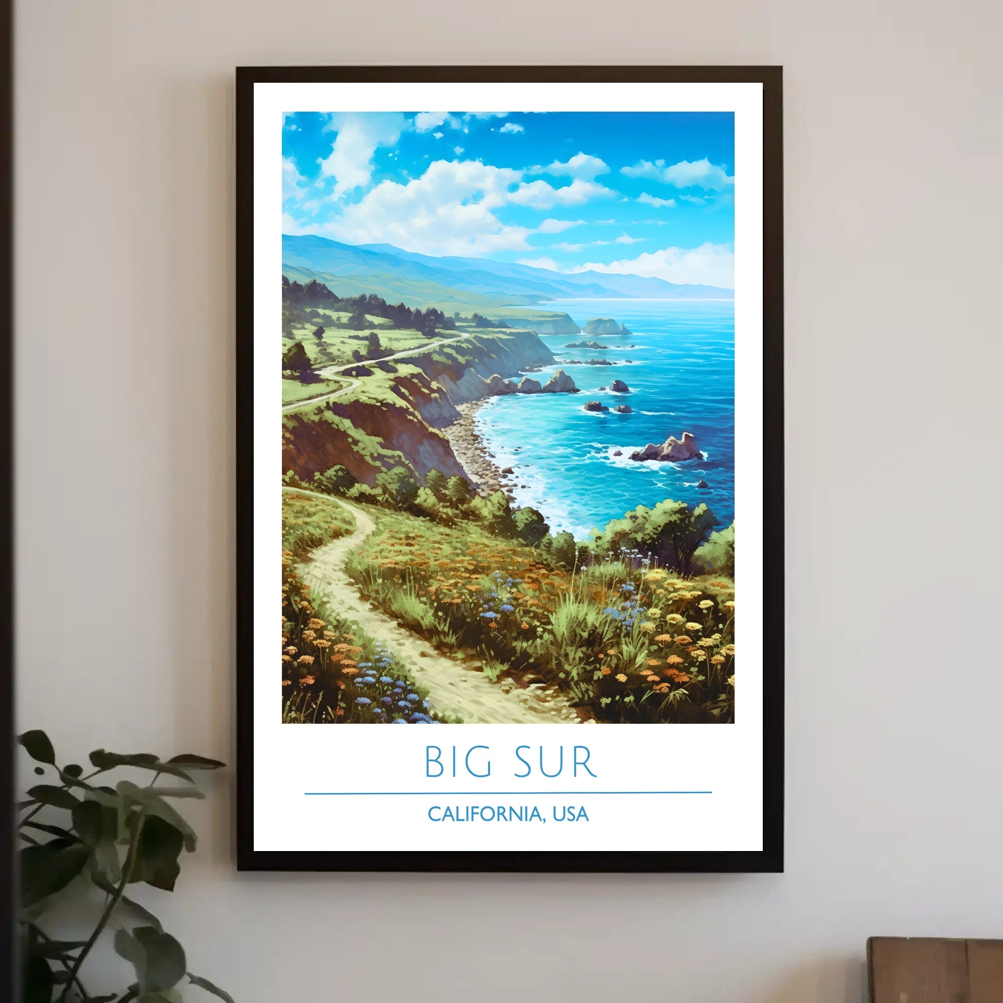 Scenic Big Sur Poster