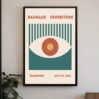 Bauhaus Exhibition Frankfurt July 19 1923 Poster