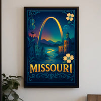 Missouri A Scenic Tribute Poster