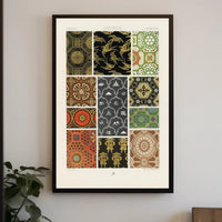 Japanese Pattern Designs Poster