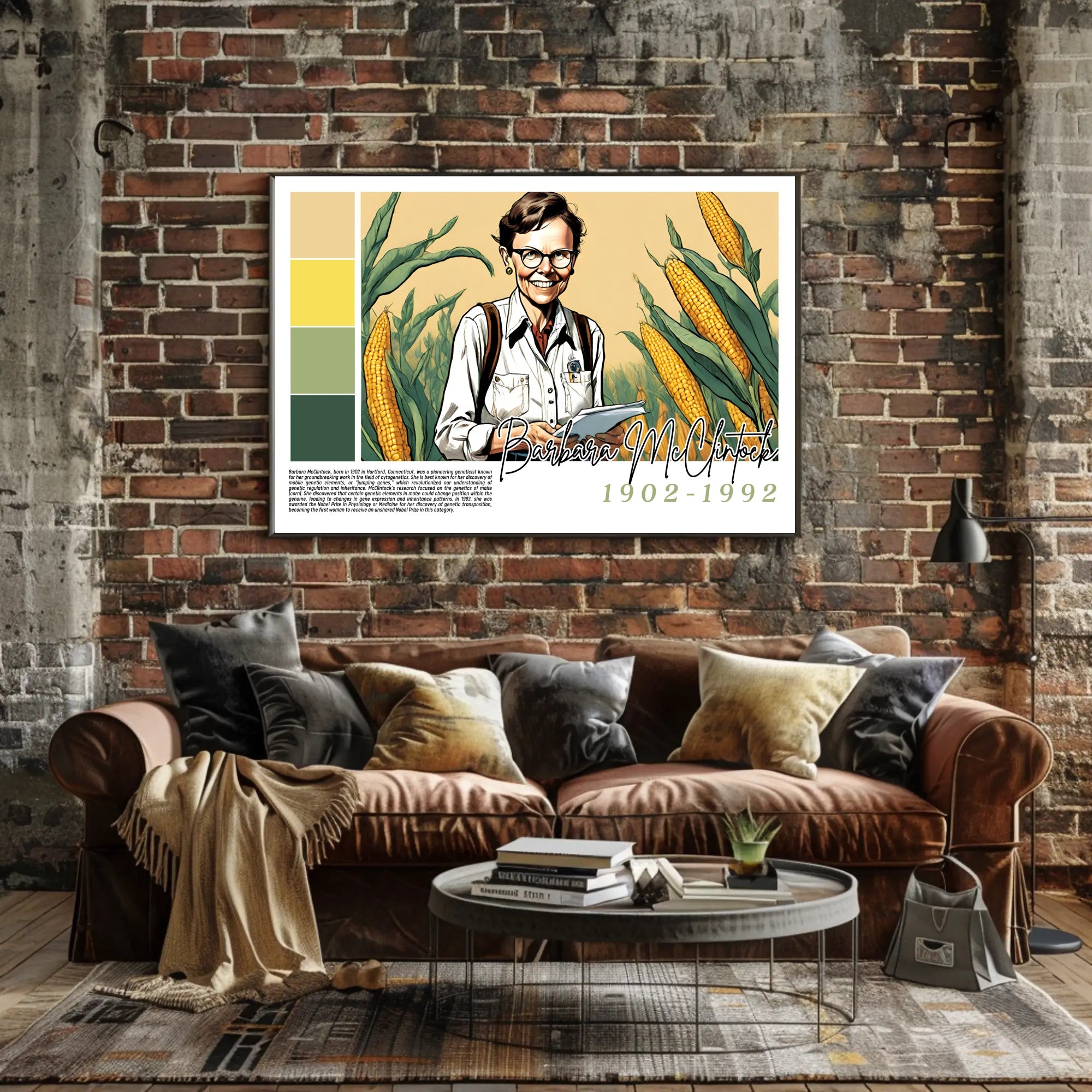 Tribute to a Genetic Pioneer Poster