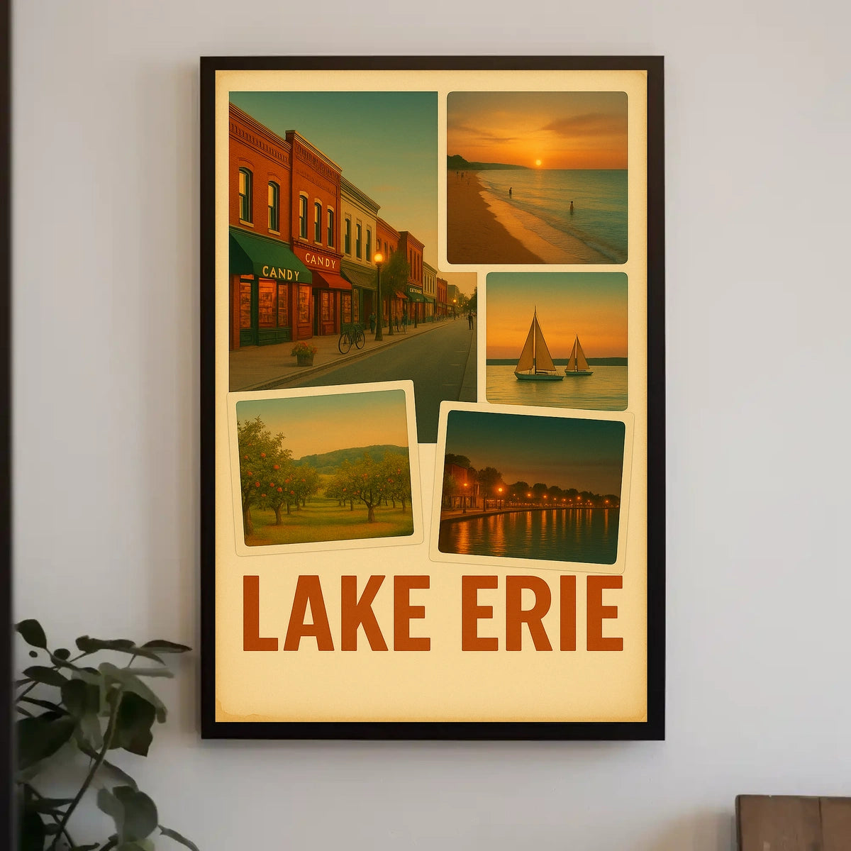 Lake Erie Adventures Poster