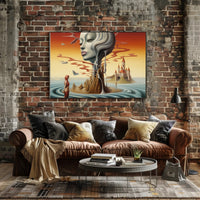 Dreamlike Surrealism Art Print Landscape in Fantasy or Mythology Poster