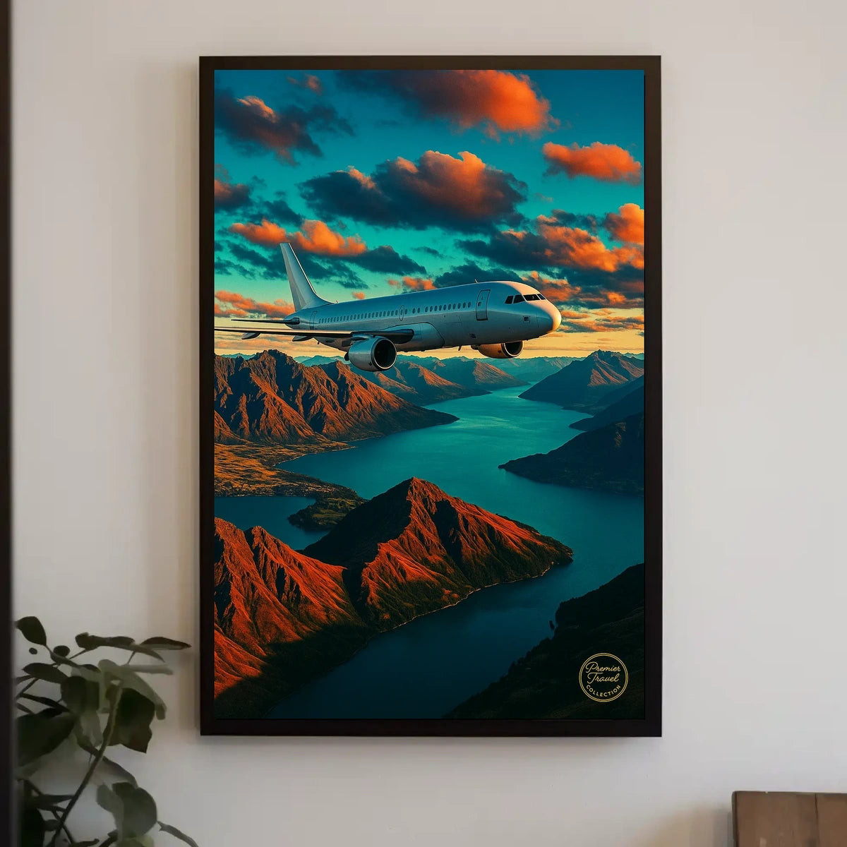 Soaring Over Majestic Landscapes Poster
