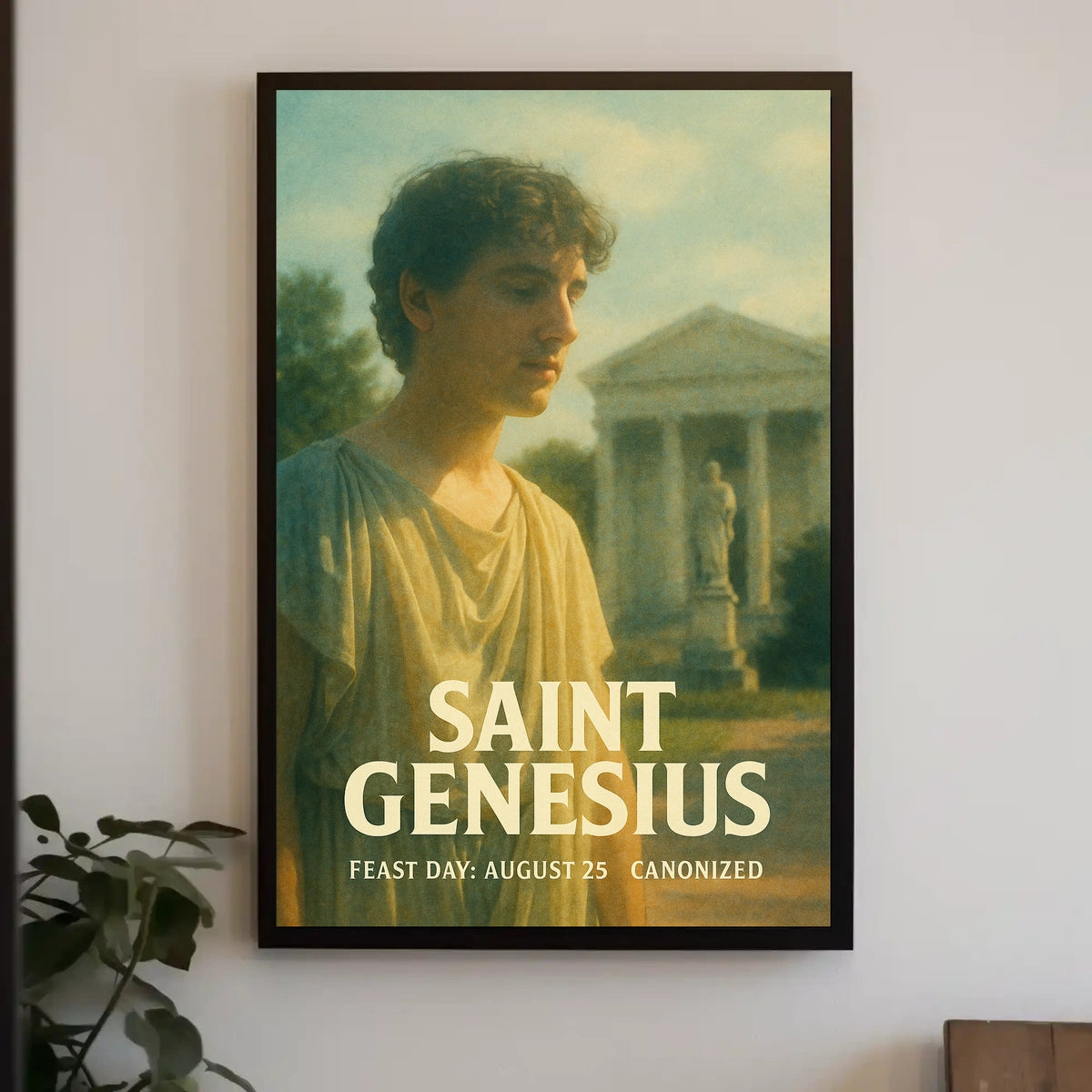 Saint Genesius Poster