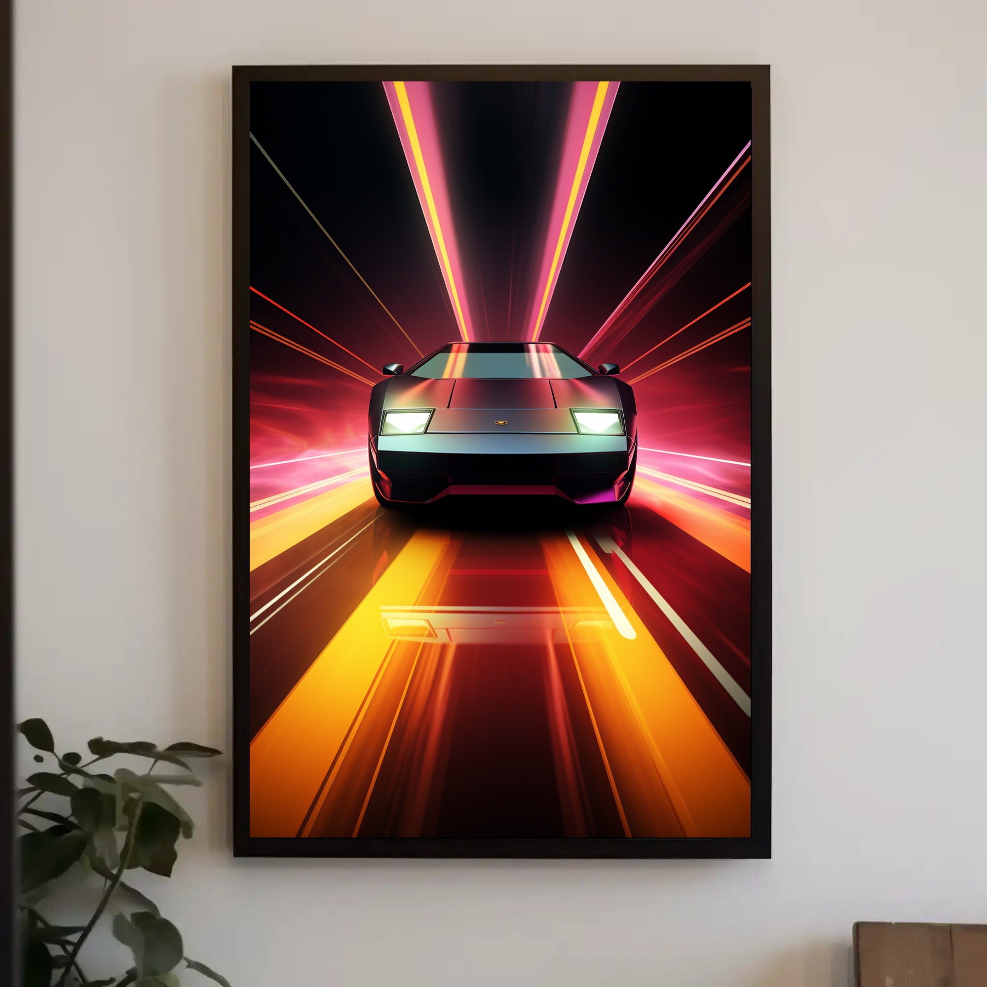 Futuristic Speed Poster PosterGoat