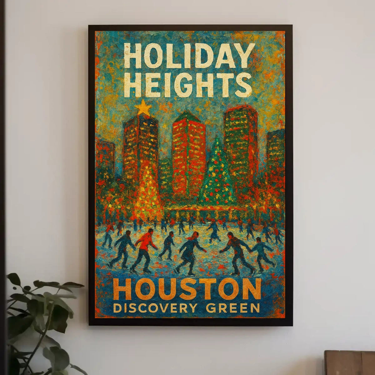Holiday Heights At Houston Discovery Poster
