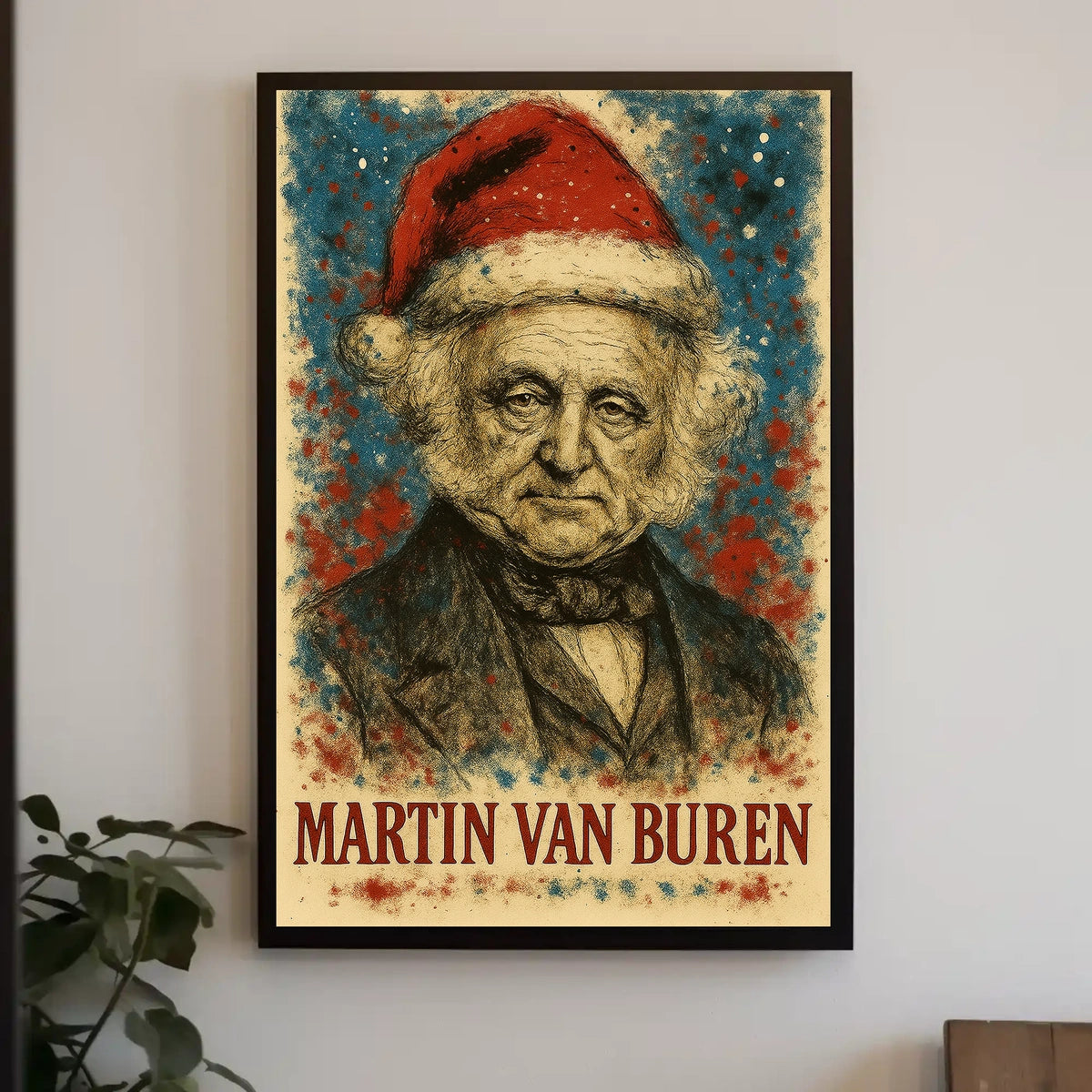 Martin Van Buren 8th President of the United States Christmas SeriesPoster