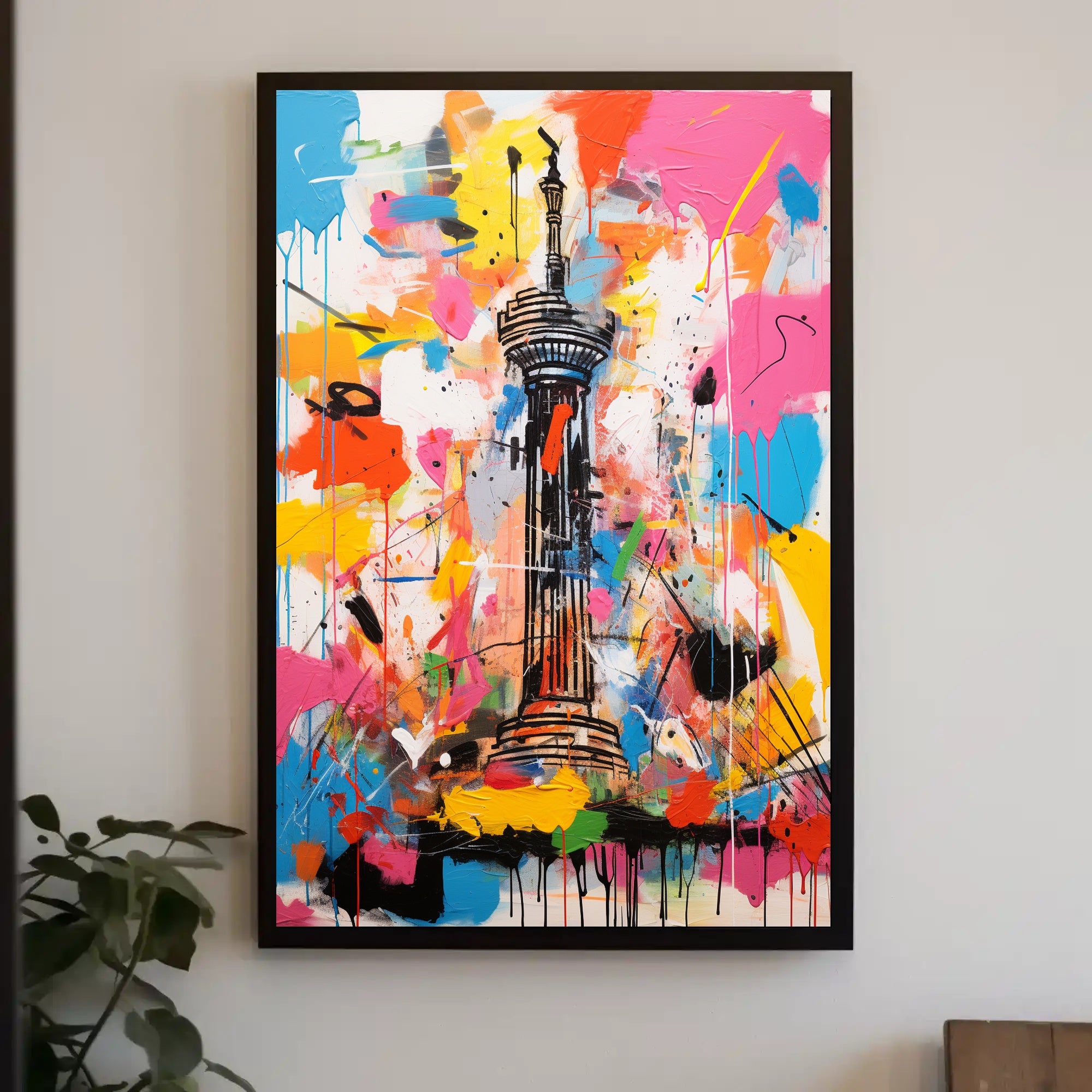 Vibrant Tower Poster