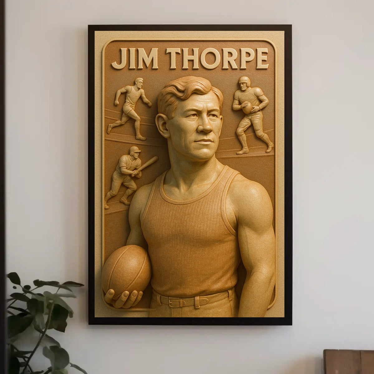 Jim Thorpe Tribute Poster