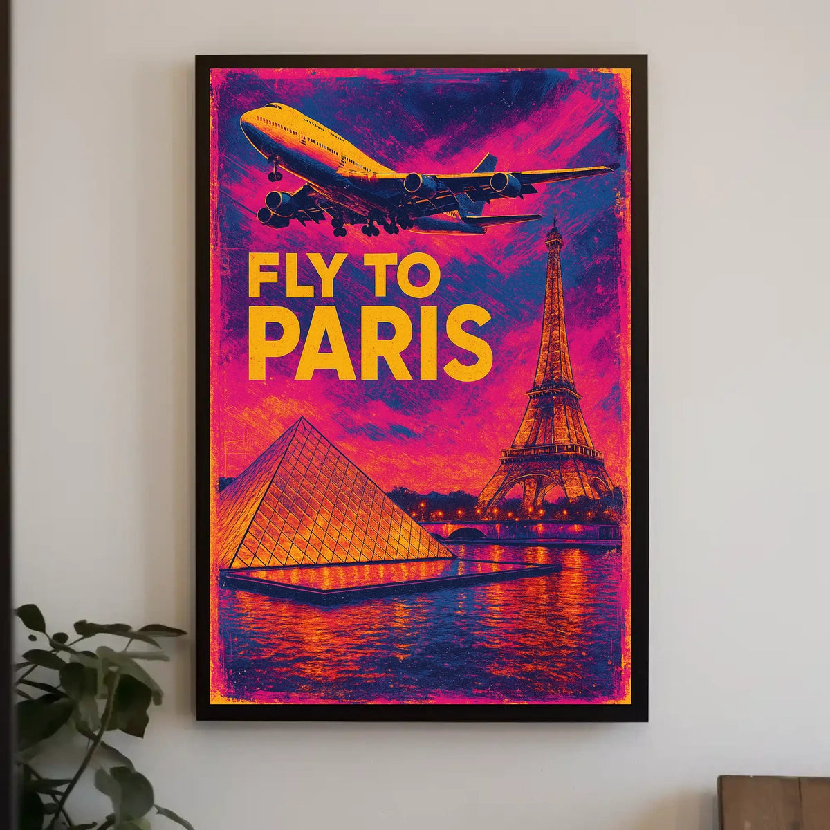 Fly To Paris Poster