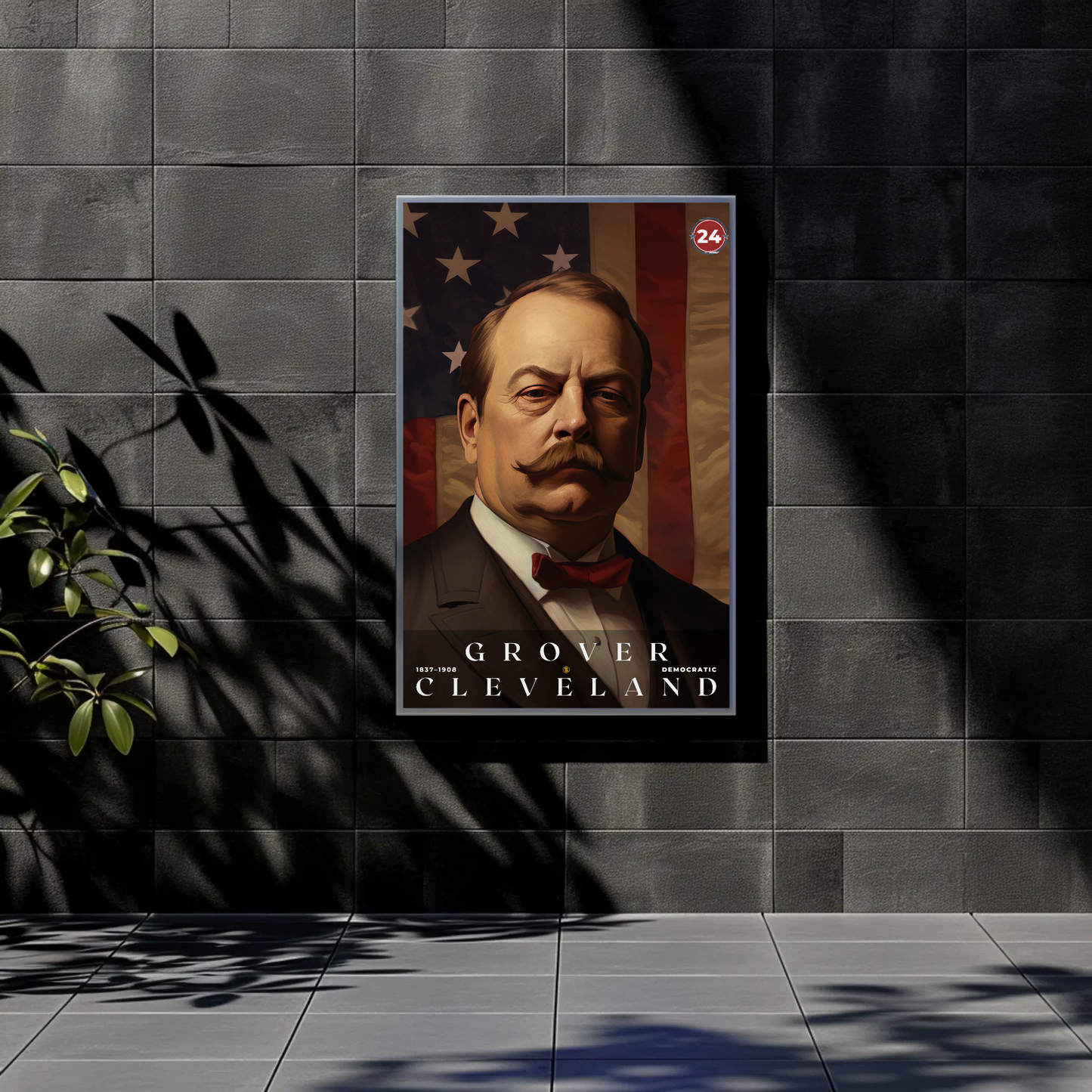 Grover Cleveland 24th President Of The United States Portrait
