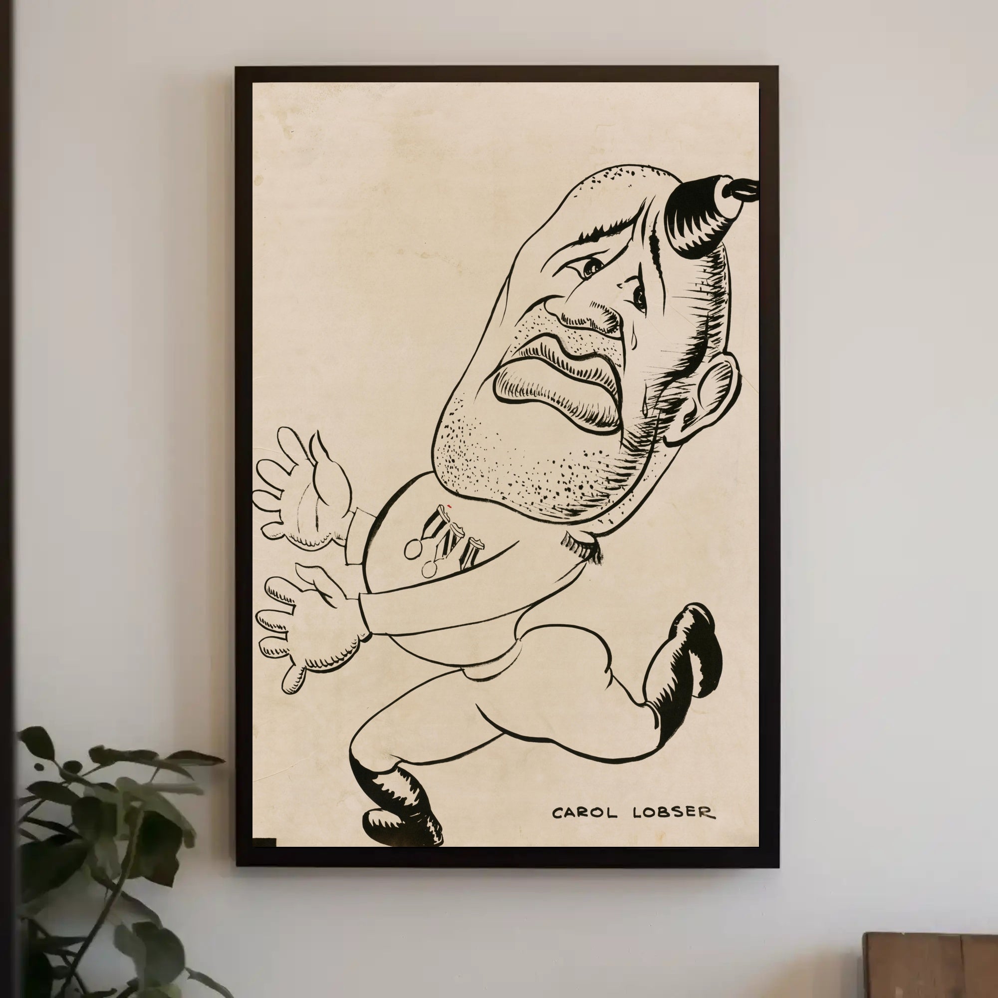 Quirky Character Illustration Poster PosterGoat