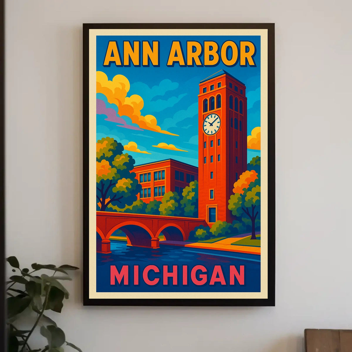 Ann Arbor, Michigan Poster