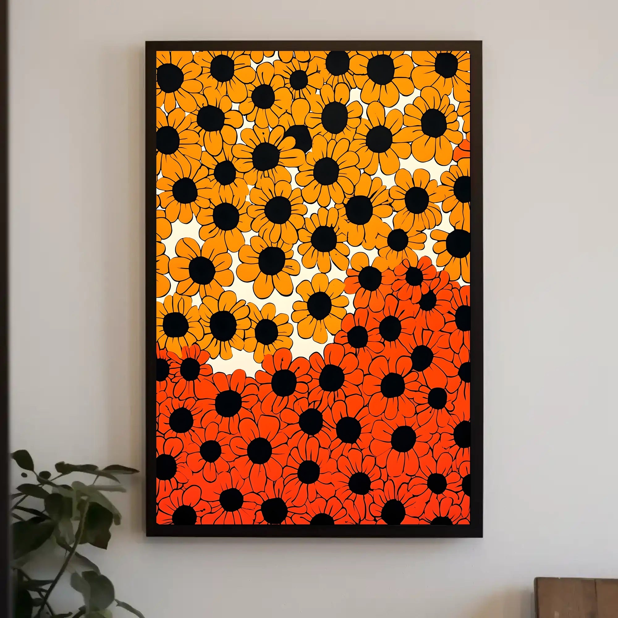 Floral Harmony Poster Vibrant Botanical Wall Art