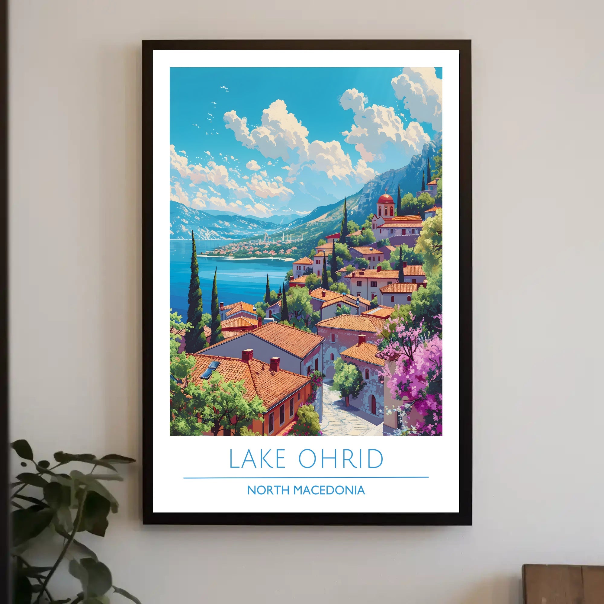 Lake Ohrid, North Macedonia Poster