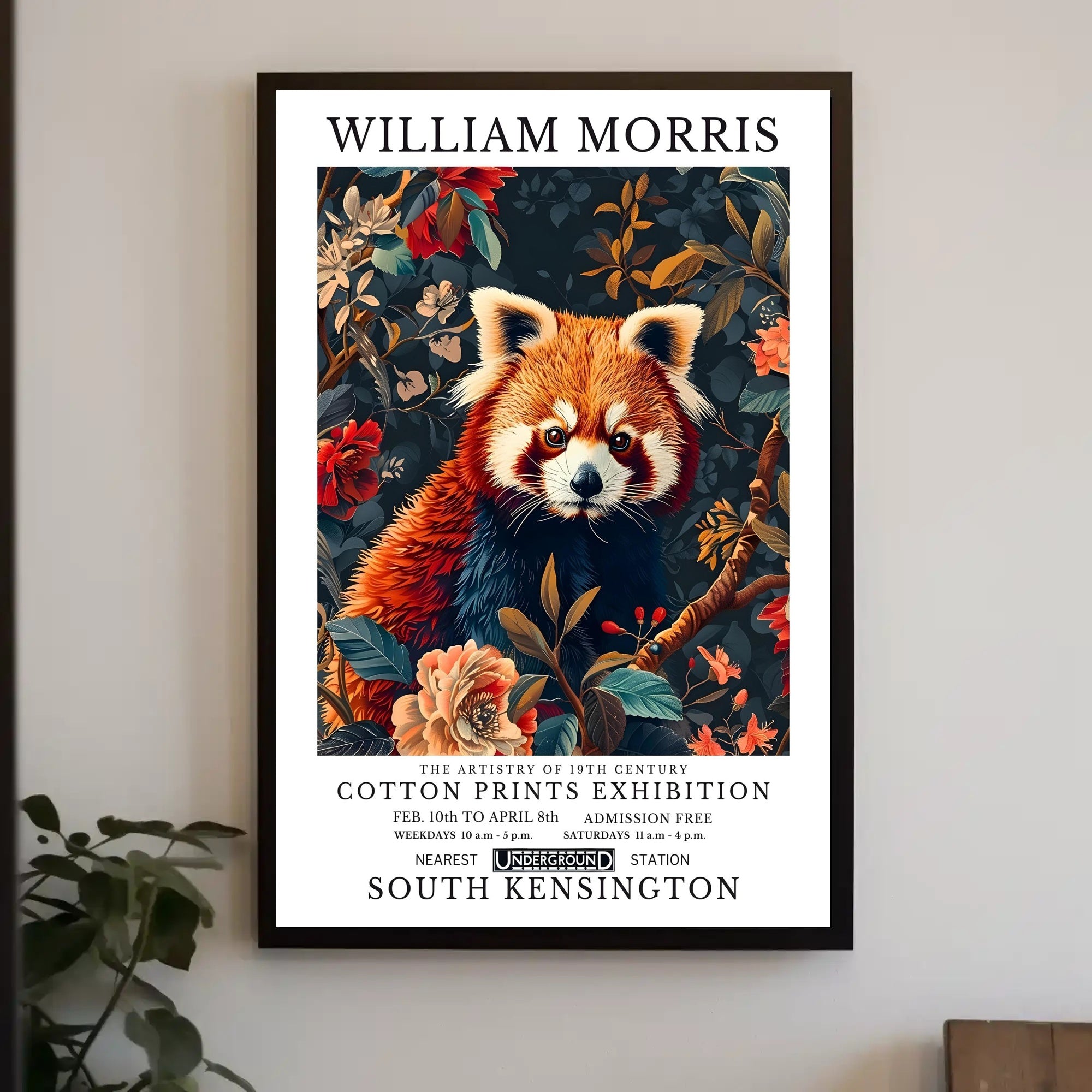 William Morris Vintage Art Exhibition Cultural or Heritage Poster