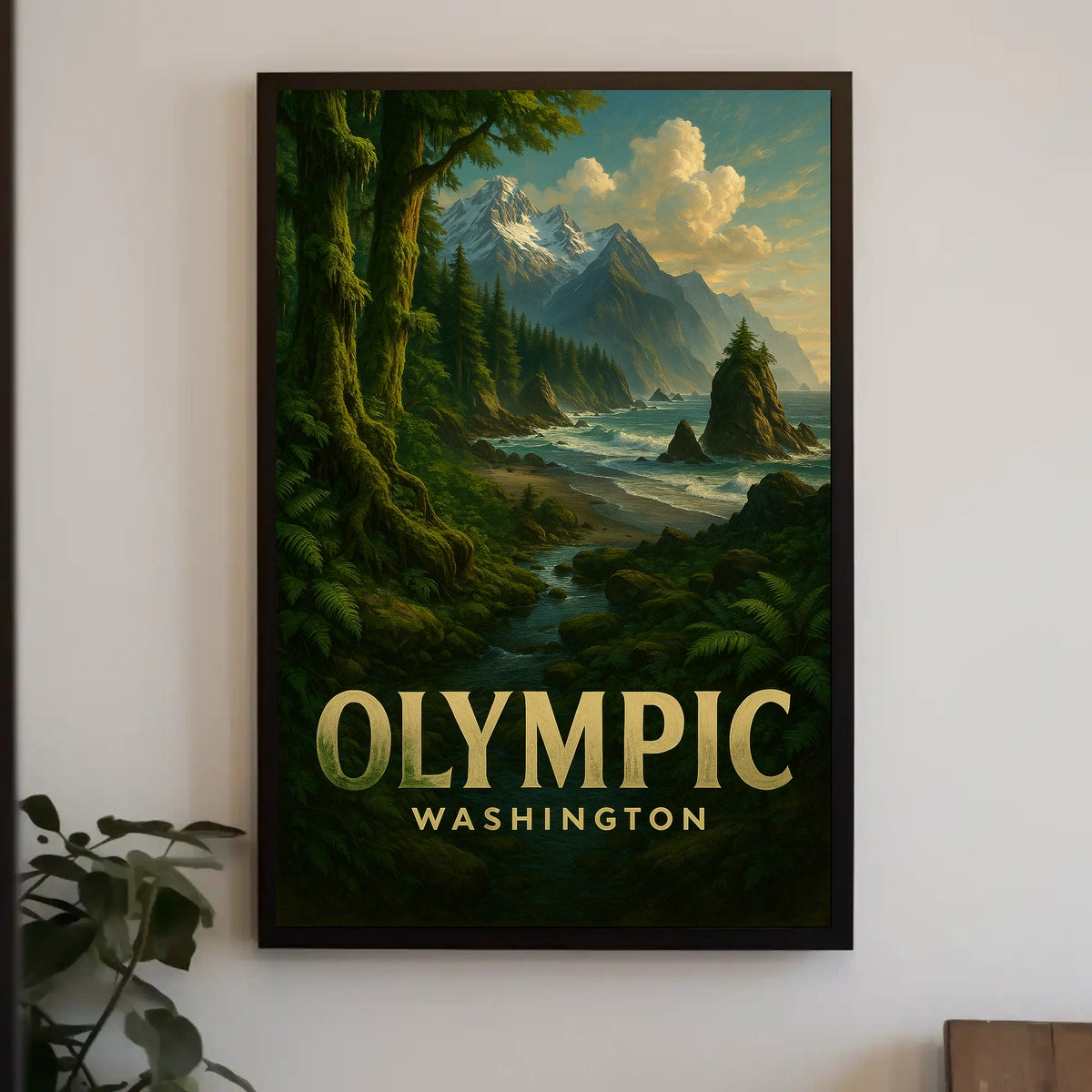 Olympic National Park Washington Poster