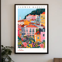 Lisbon Flower Market 2024 Poster PosterGoat
